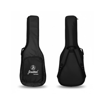 Jerubbaal Electric Guitar Gig Bag - 10mm Premium Padding & Shoulder Strap – Black