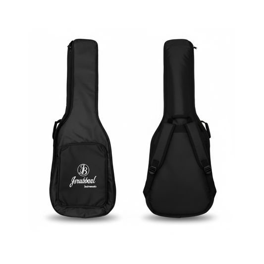 Jerubbaal Electric Guitar Gig Bag - 10mm Premium Padding & Shoulder Strap – Black