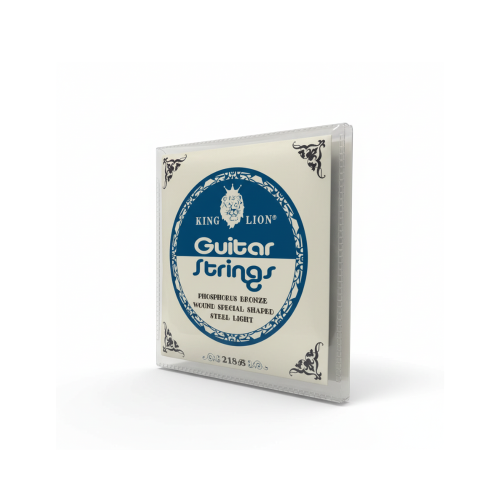 “KING LION” Phosphorus Bronze Steel Light Gauge Acoustic Guitar Strings