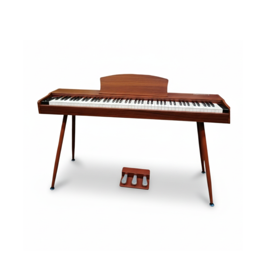 MN-DP880 Digital Piano with 88 Fully Weighted Hammer Action Keys, Wooden Cabinet Body and Metal Legs