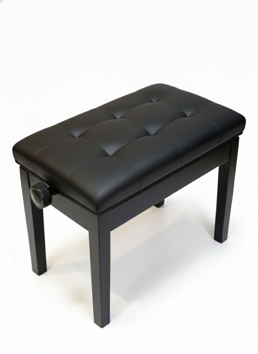 Adjustable Piano Bench with Thick Padded Cushion Seat