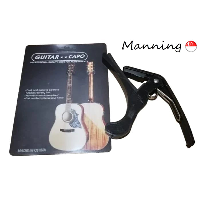 Black Guitar Capo for Acoustic & Electric Guitars